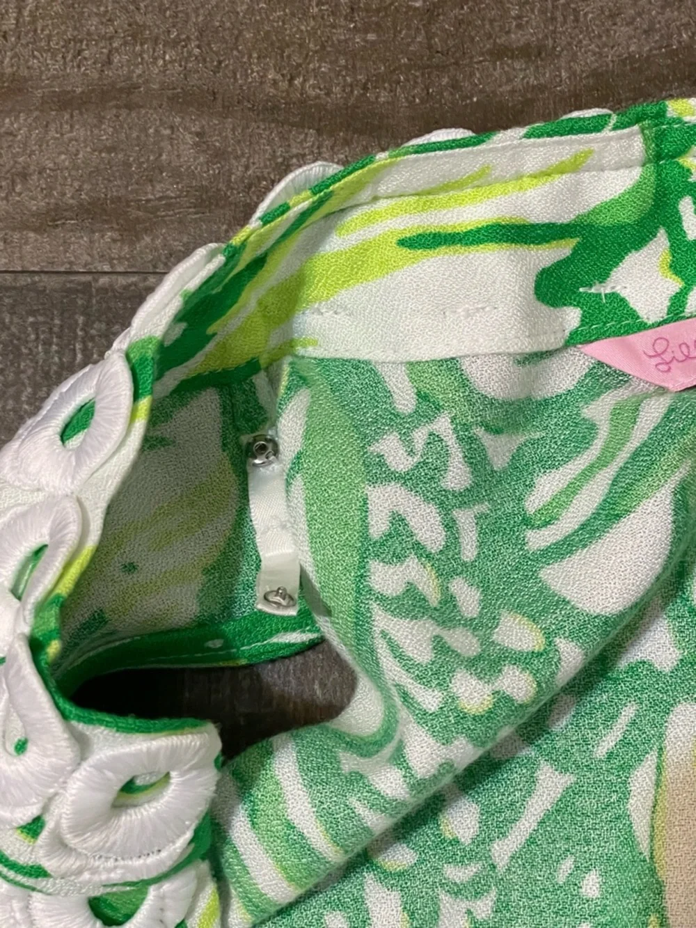 Lilly Pulitzer Jane Shift Dress Coco Loco Toucan Green Size 8 - Picture 10 of 10